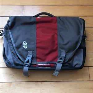 Timbuk2 Large Messenger Bag - Grey/Red